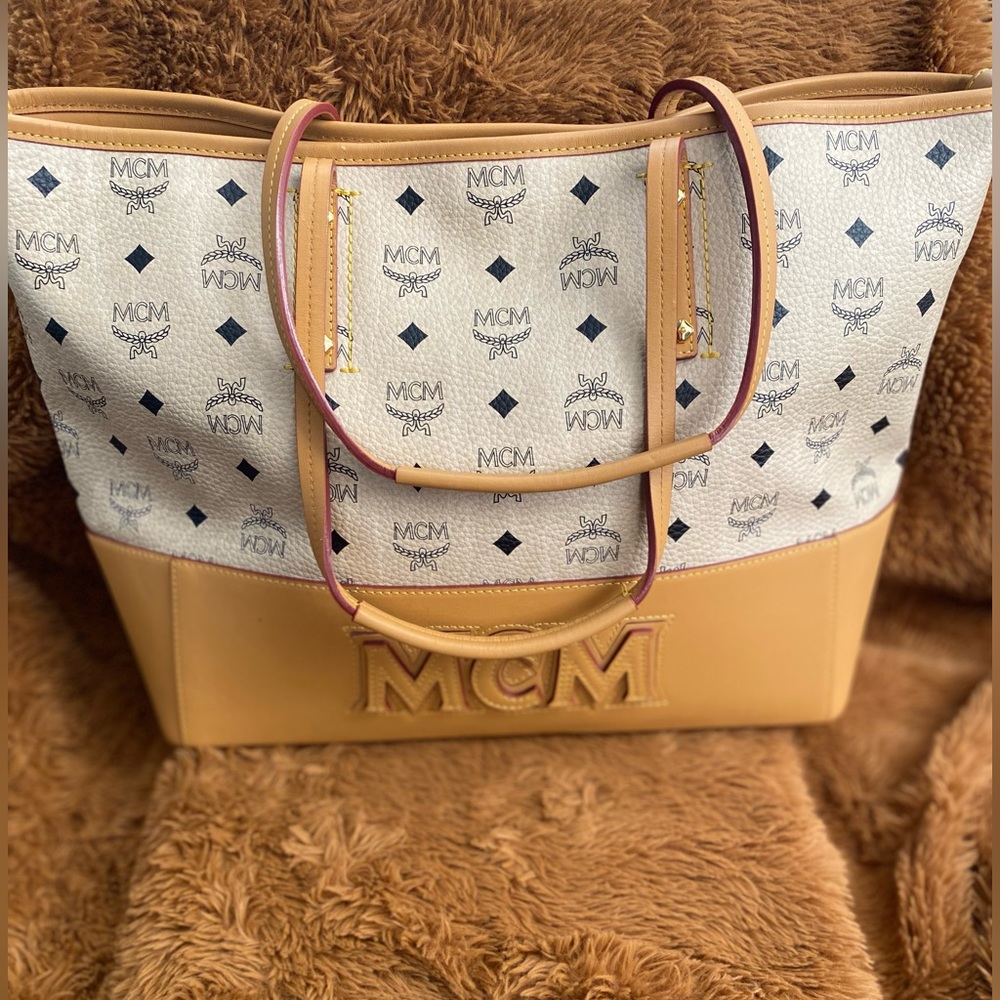 MCM Pastel Pink Vintage Tote Bag